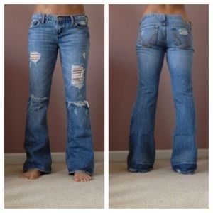 Hollister Bootcut Light Wash Denim Jeans Size 0S